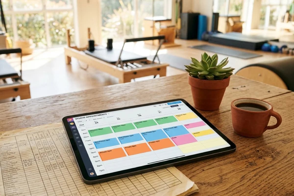 Guía de migración: Cómo pasar de planillas Excel a un sistema de reservas online para Pilates
