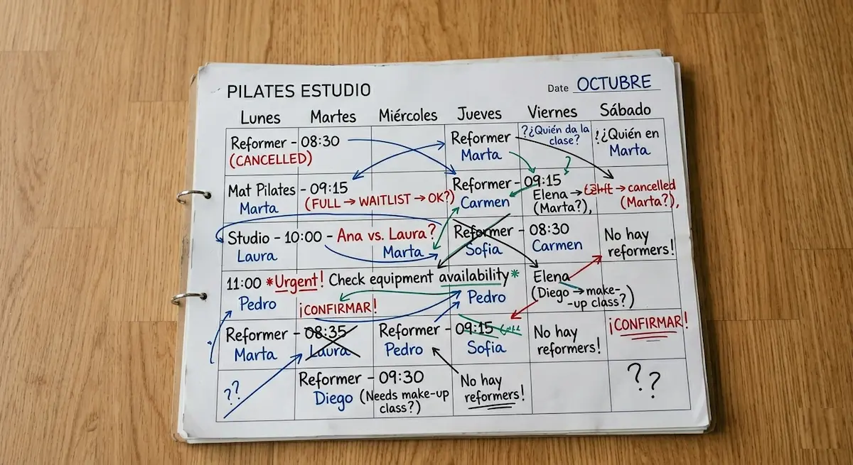 Señales de que tu estudio de Pilates está desorganizado (y cómo arreglarlo)